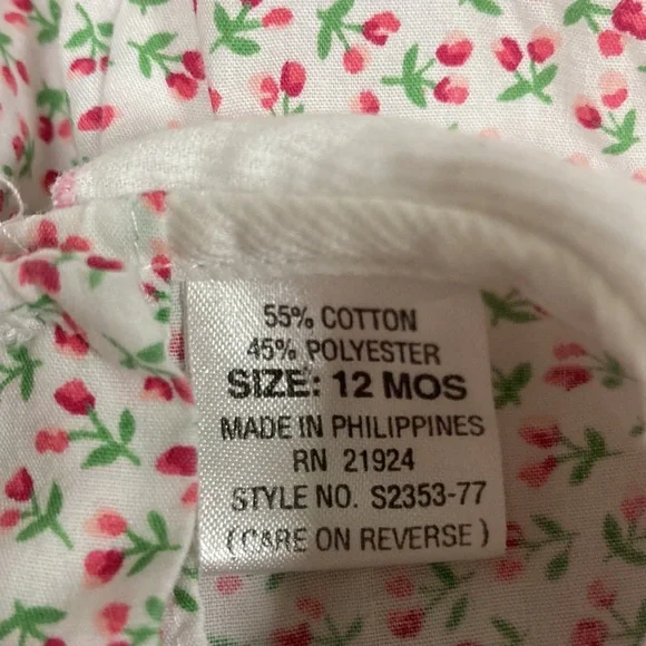 Heirlooms by Polly flinders smocked tulip bubble 12m